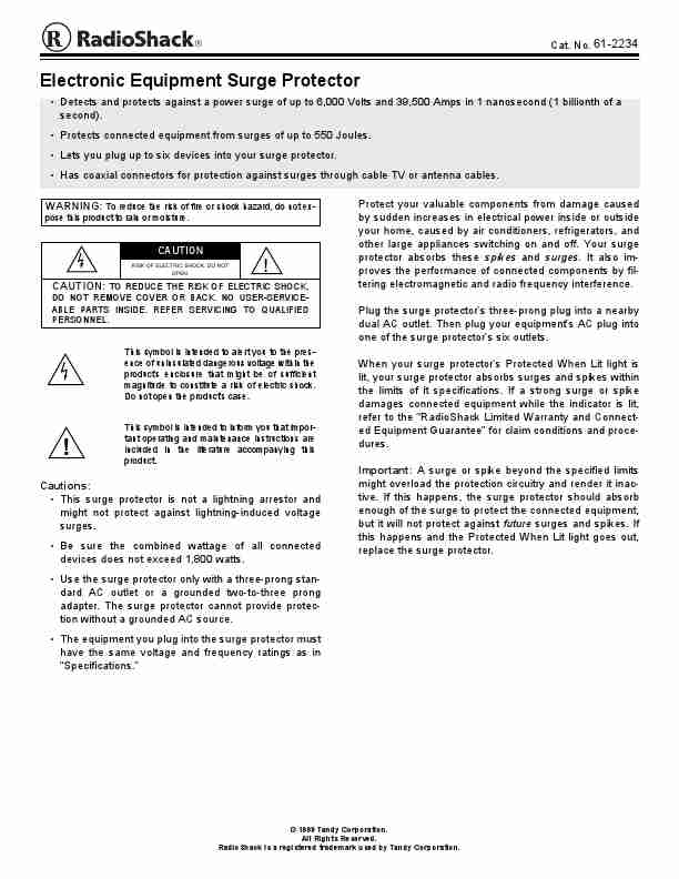 Radio Shack Surge Protector 61-2234-page_pdf